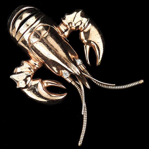 Nettie Rosenstein Sterling Lobster Pin Clip