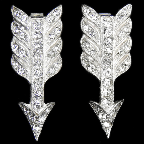 KTF Trifari 'Alfred Philippe' Pair of Arrow Dress Clips